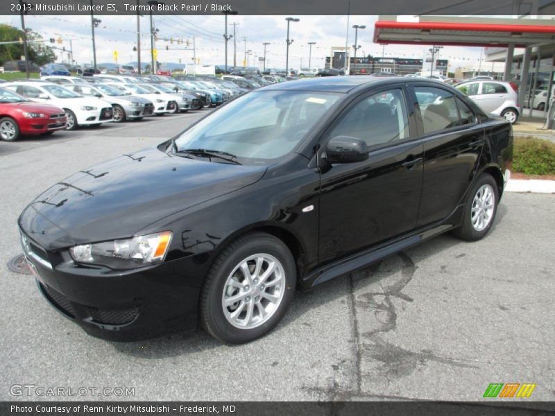 Tarmac Black Pearl / Black 2013 Mitsubishi Lancer ES