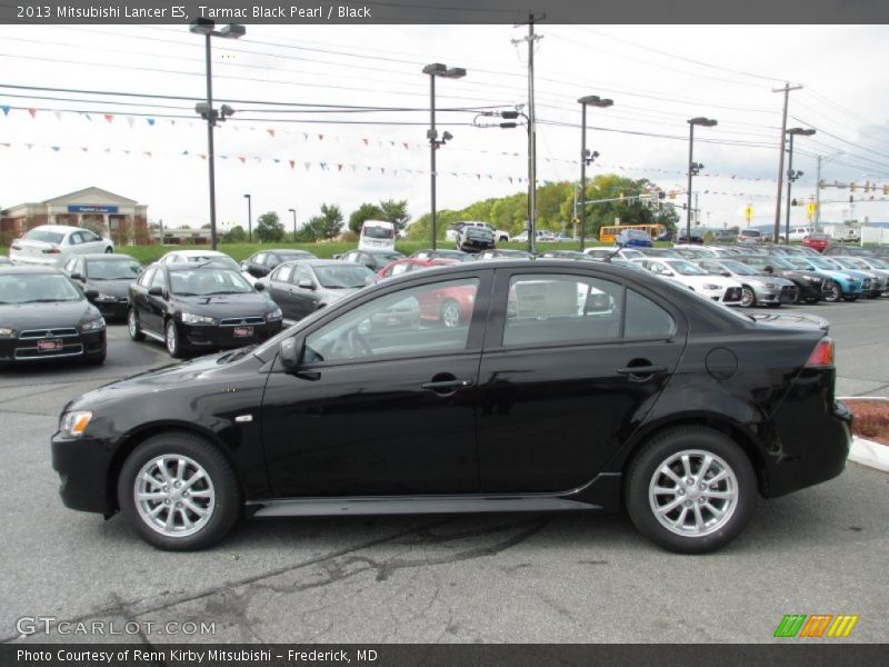 Tarmac Black Pearl / Black 2013 Mitsubishi Lancer ES