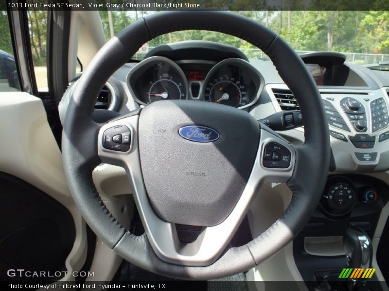 Violet Gray / Charcoal Black/Light Stone 2013 Ford Fiesta SE Sedan