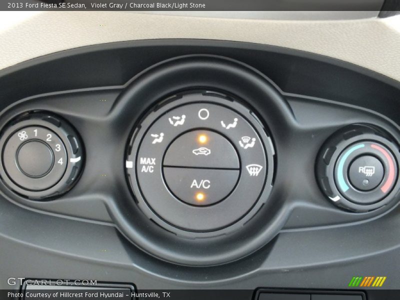 Violet Gray / Charcoal Black/Light Stone 2013 Ford Fiesta SE Sedan