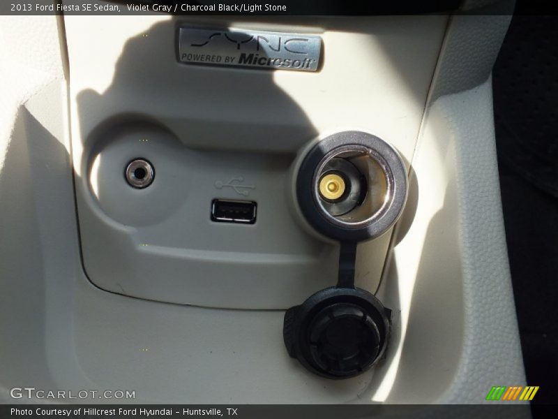 Violet Gray / Charcoal Black/Light Stone 2013 Ford Fiesta SE Sedan