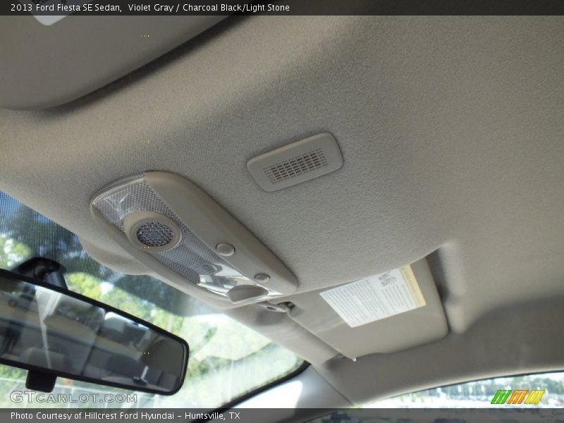 Violet Gray / Charcoal Black/Light Stone 2013 Ford Fiesta SE Sedan