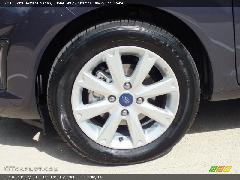 Violet Gray / Charcoal Black/Light Stone 2013 Ford Fiesta SE Sedan