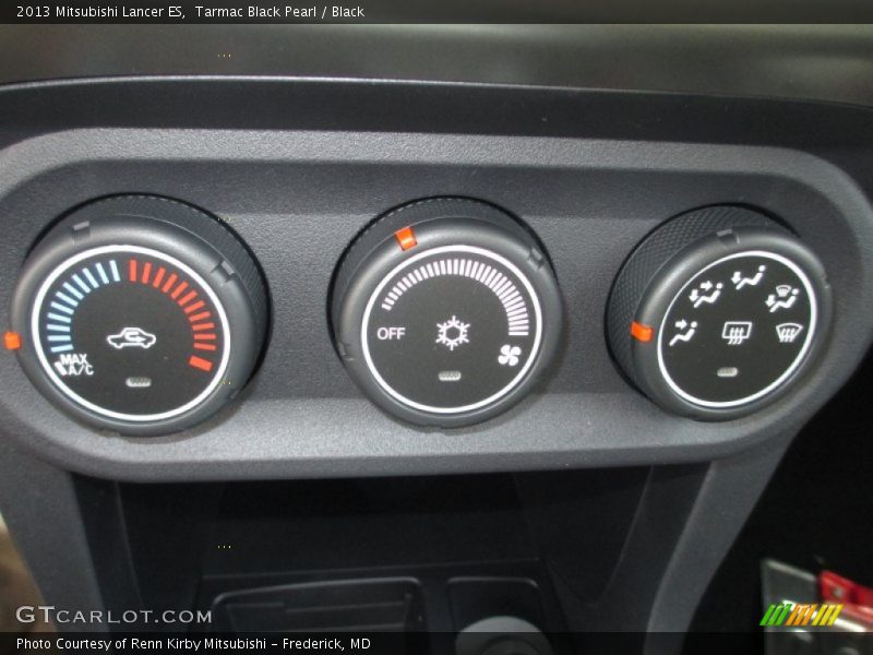 Tarmac Black Pearl / Black 2013 Mitsubishi Lancer ES