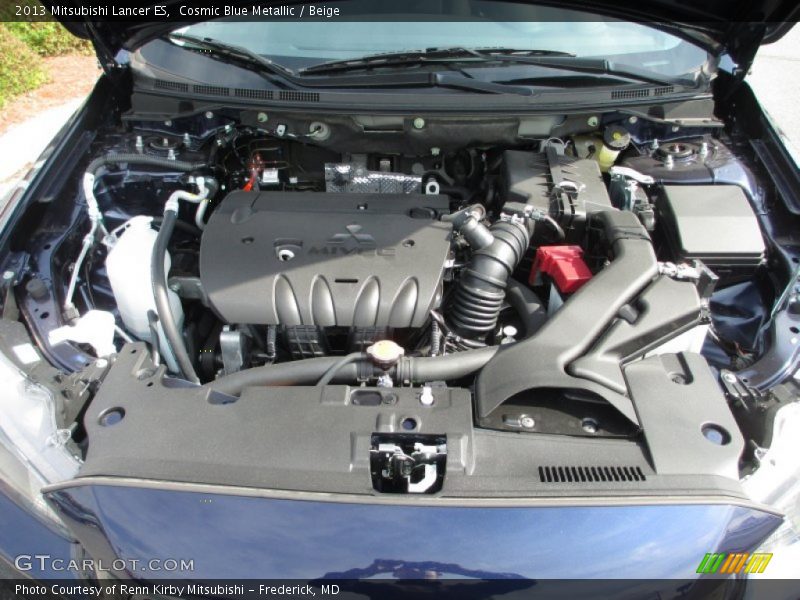Cosmic Blue Metallic / Beige 2013 Mitsubishi Lancer ES