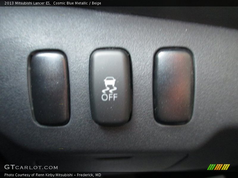 Cosmic Blue Metallic / Beige 2013 Mitsubishi Lancer ES