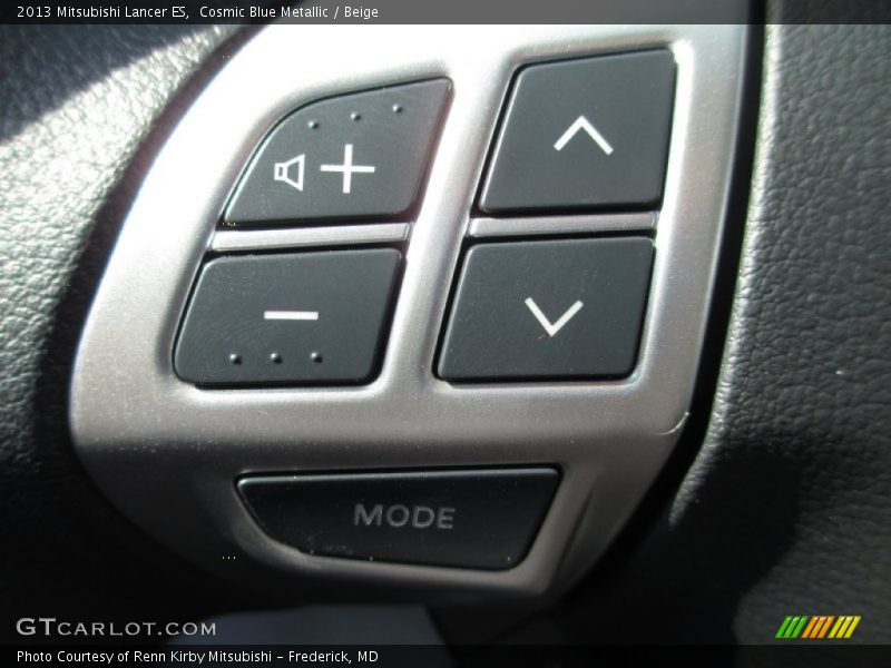 Cosmic Blue Metallic / Beige 2013 Mitsubishi Lancer ES