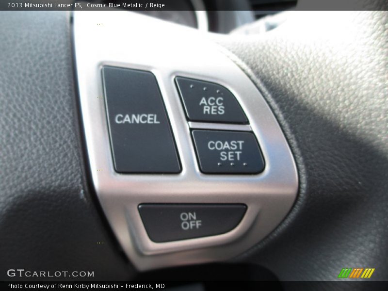 Cosmic Blue Metallic / Beige 2013 Mitsubishi Lancer ES