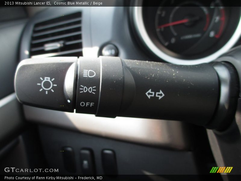 Cosmic Blue Metallic / Beige 2013 Mitsubishi Lancer ES