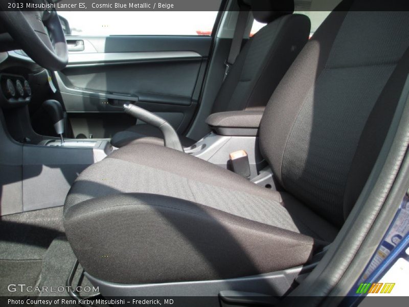 Cosmic Blue Metallic / Beige 2013 Mitsubishi Lancer ES
