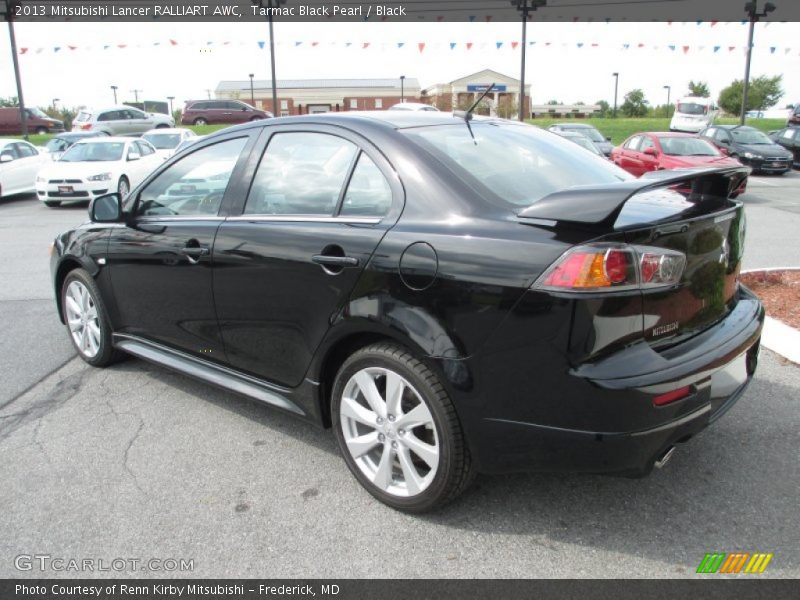 Tarmac Black Pearl / Black 2013 Mitsubishi Lancer RALLIART AWC