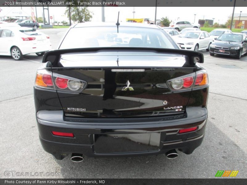 Tarmac Black Pearl / Black 2013 Mitsubishi Lancer RALLIART AWC