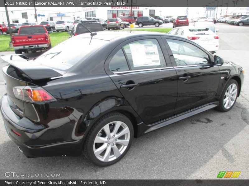 Tarmac Black Pearl / Black 2013 Mitsubishi Lancer RALLIART AWC