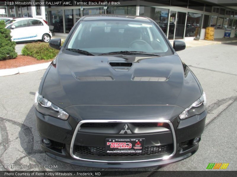 Tarmac Black Pearl / Black 2013 Mitsubishi Lancer RALLIART AWC
