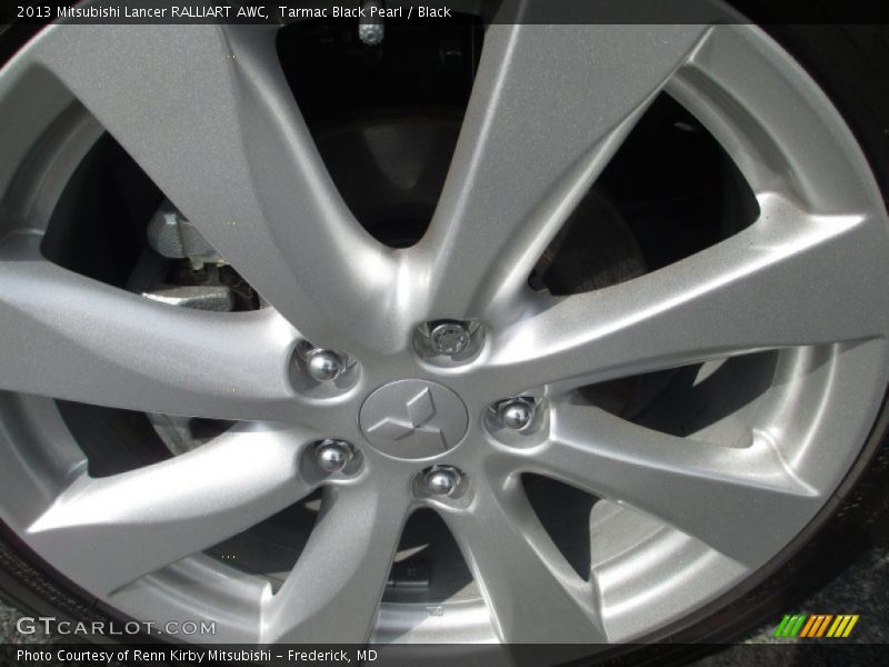 Tarmac Black Pearl / Black 2013 Mitsubishi Lancer RALLIART AWC