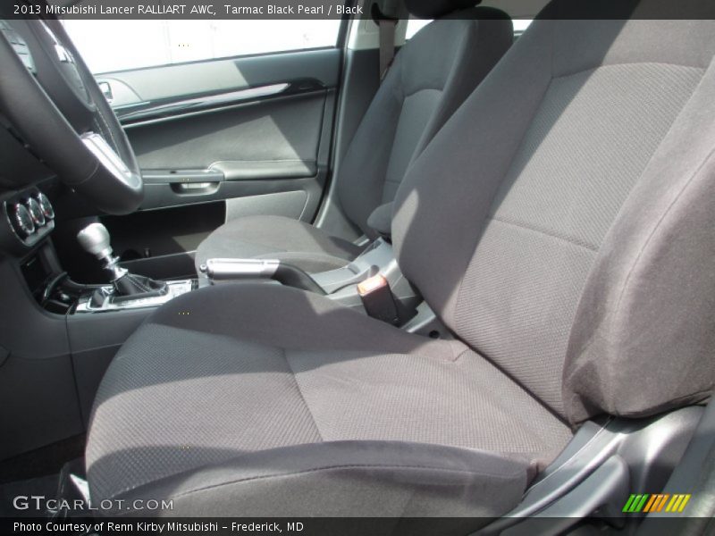 Tarmac Black Pearl / Black 2013 Mitsubishi Lancer RALLIART AWC
