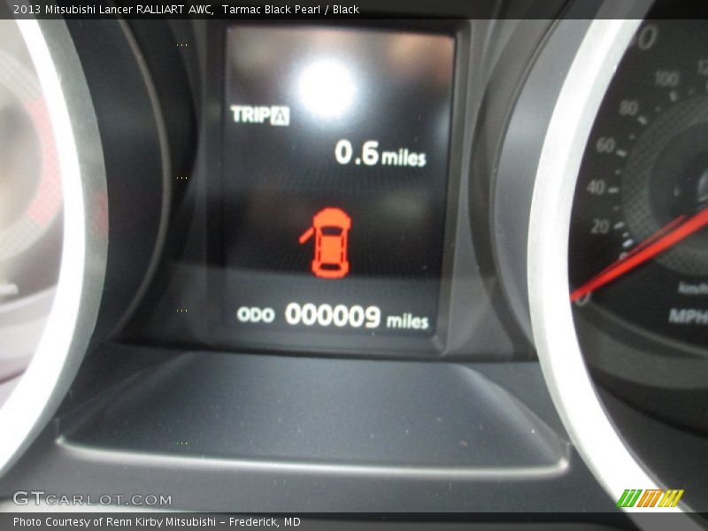 Tarmac Black Pearl / Black 2013 Mitsubishi Lancer RALLIART AWC