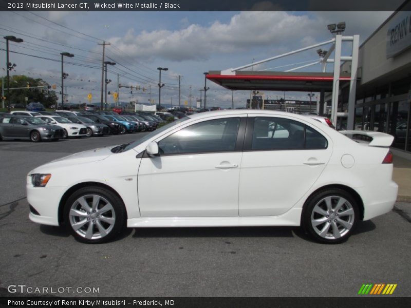  2013 Lancer GT Wicked White Metallic