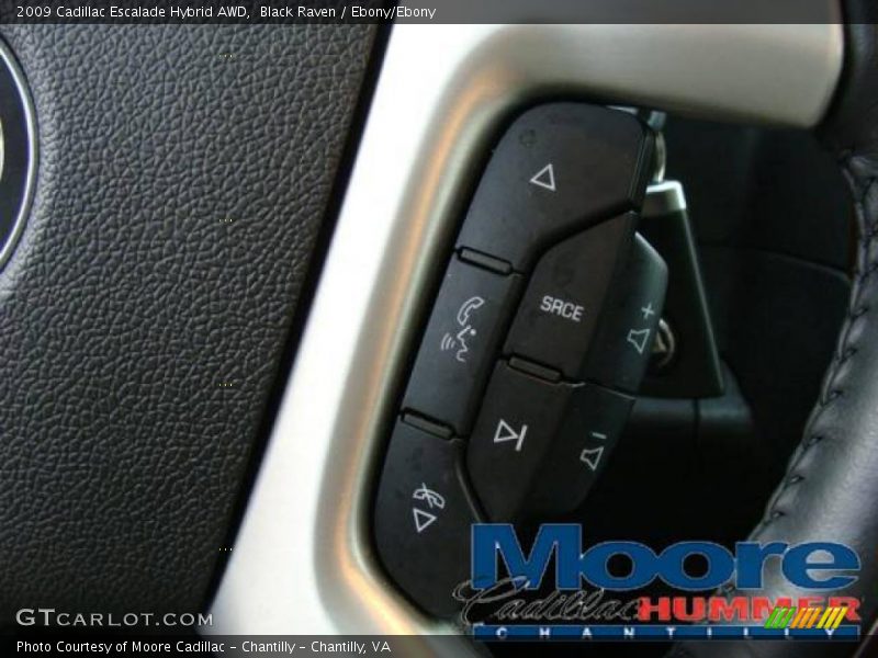 Black Raven / Ebony/Ebony 2009 Cadillac Escalade Hybrid AWD