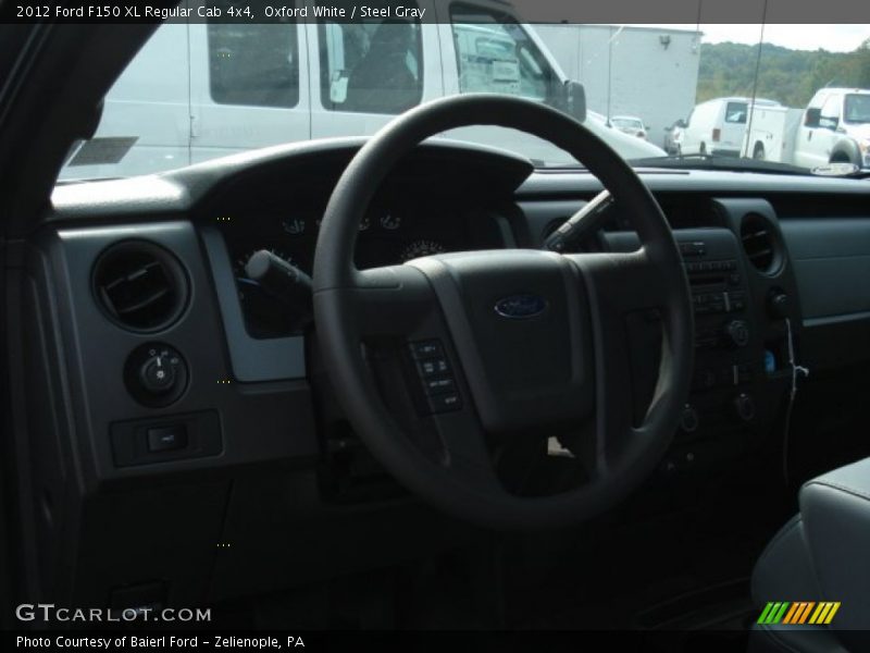 Oxford White / Steel Gray 2012 Ford F150 XL Regular Cab 4x4
