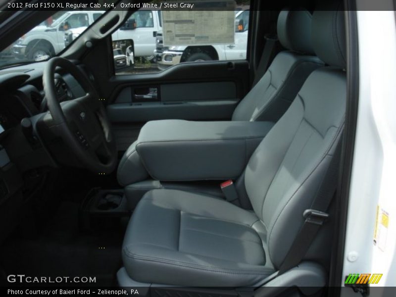 Oxford White / Steel Gray 2012 Ford F150 XL Regular Cab 4x4