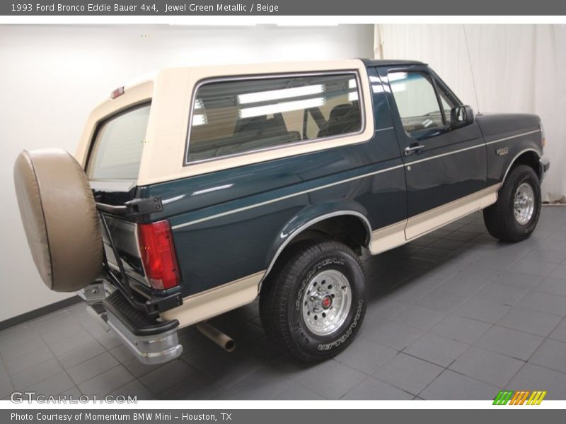 Jewel Green Metallic / Beige 1993 Ford Bronco Eddie Bauer 4x4