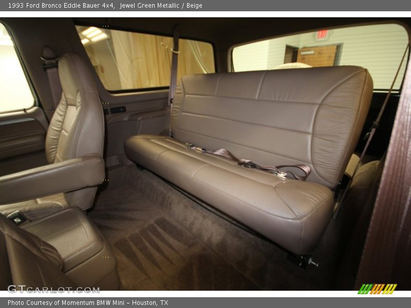 Rear Seat of 1993 Bronco Eddie Bauer 4x4