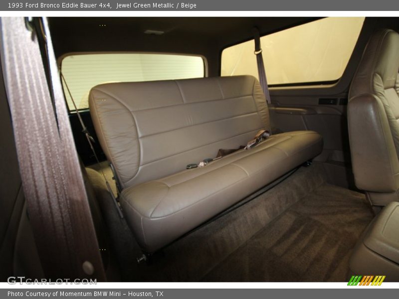 Rear Seat of 1993 Bronco Eddie Bauer 4x4