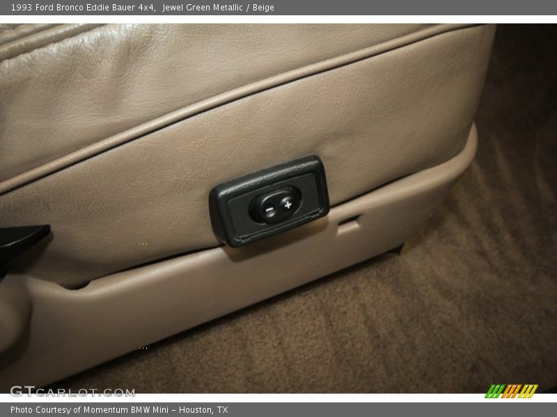 Jewel Green Metallic / Beige 1993 Ford Bronco Eddie Bauer 4x4
