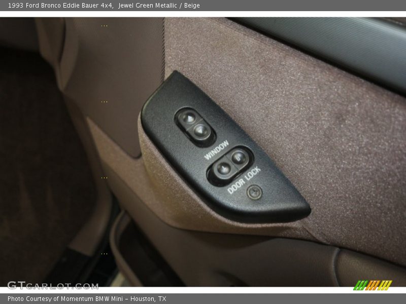 Jewel Green Metallic / Beige 1993 Ford Bronco Eddie Bauer 4x4