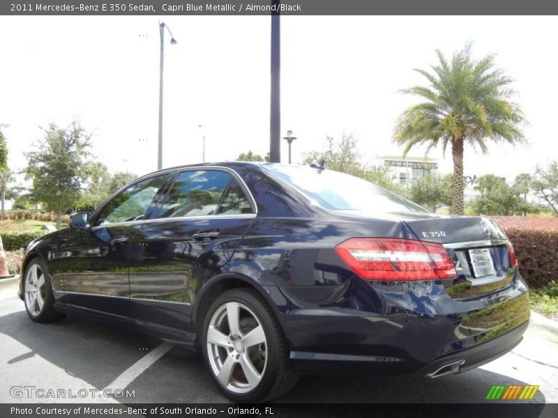 Capri Blue Metallic / Almond/Black 2011 Mercedes-Benz E 350 Sedan