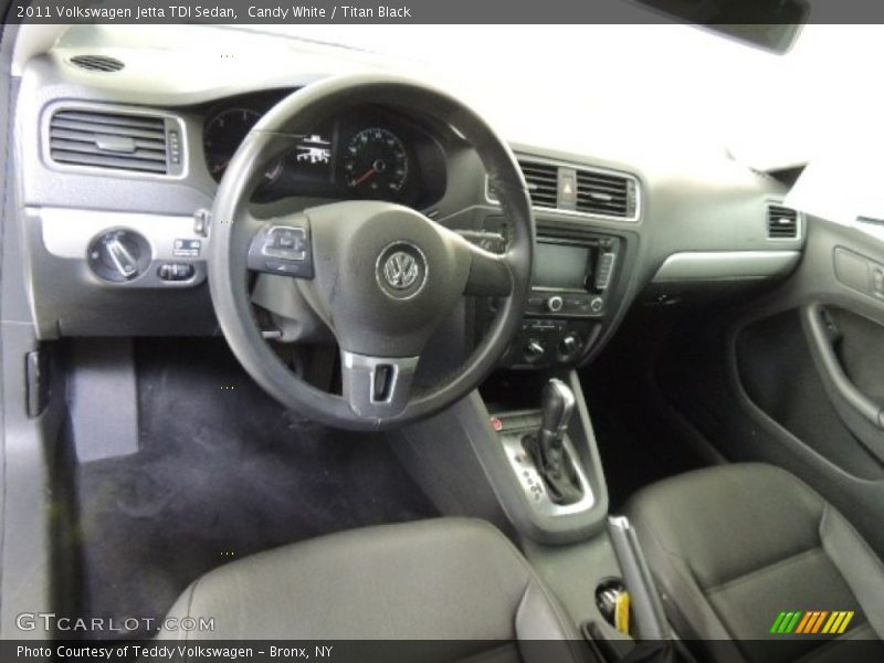 Candy White / Titan Black 2011 Volkswagen Jetta TDI Sedan