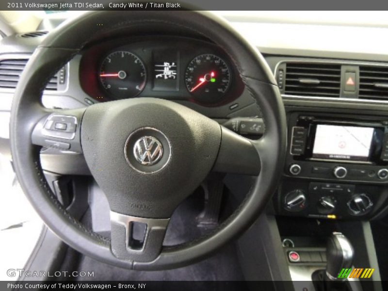 Candy White / Titan Black 2011 Volkswagen Jetta TDI Sedan