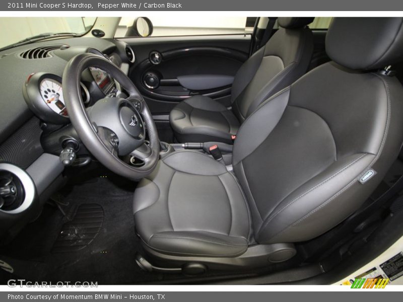 Pepper White / Carbon Black 2011 Mini Cooper S Hardtop