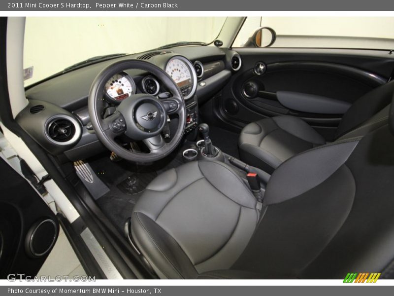 Pepper White / Carbon Black 2011 Mini Cooper S Hardtop