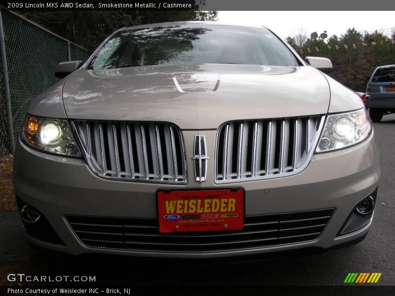 Smokestone Metallic / Cashmere 2009 Lincoln MKS AWD Sedan