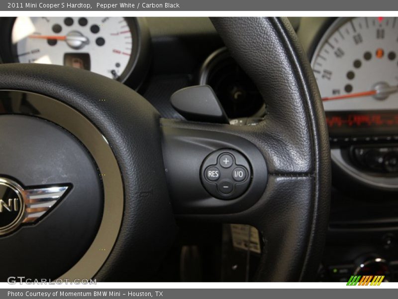 Pepper White / Carbon Black 2011 Mini Cooper S Hardtop