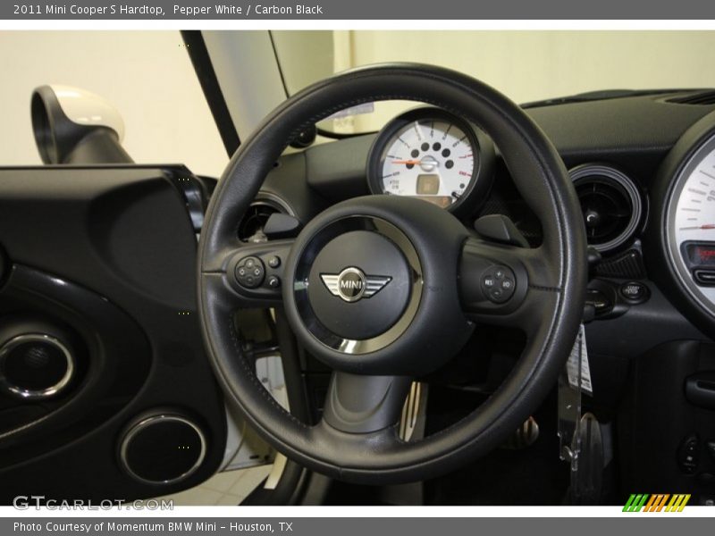 Pepper White / Carbon Black 2011 Mini Cooper S Hardtop