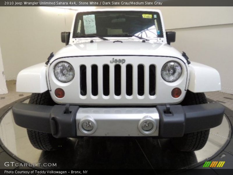 Stone White / Dark Slate Gray/Medium Slate Gray 2010 Jeep Wrangler Unlimited Sahara 4x4