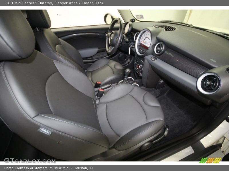 Pepper White / Carbon Black 2011 Mini Cooper S Hardtop