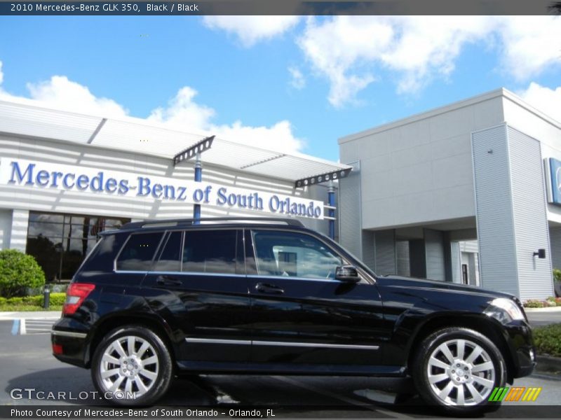 Black / Black 2010 Mercedes-Benz GLK 350