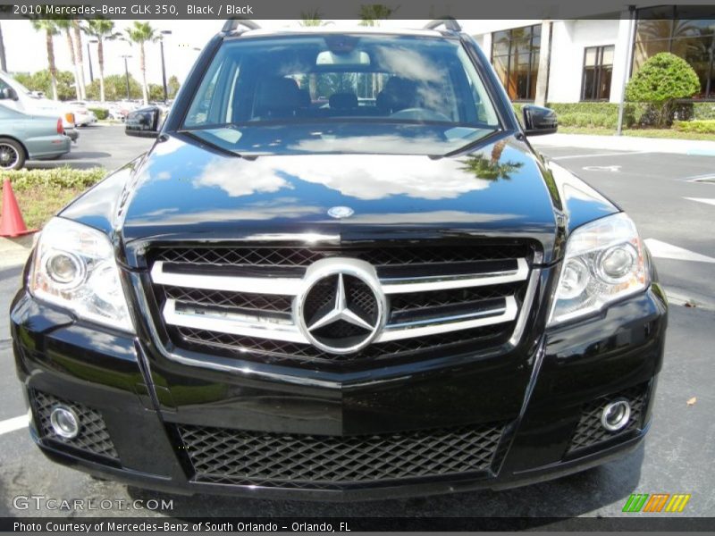 Black / Black 2010 Mercedes-Benz GLK 350