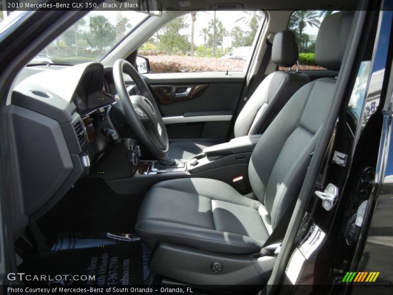 Black / Black 2010 Mercedes-Benz GLK 350