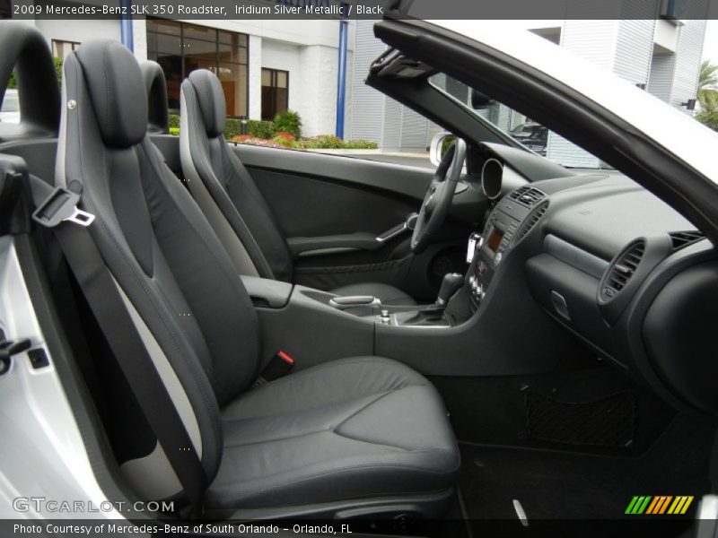  2009 SLK 350 Roadster Black Interior
