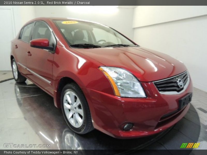 Red Brick Metallic / Charcoal 2010 Nissan Sentra 2.0 SL