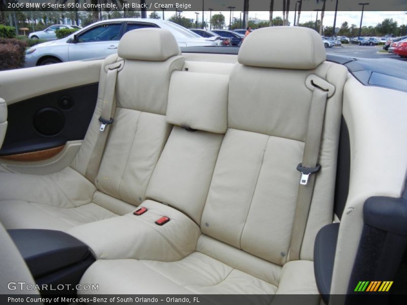 Jet Black / Cream Beige 2006 BMW 6 Series 650i Convertible