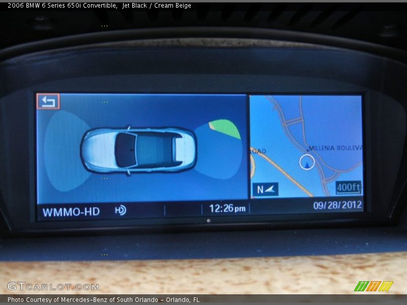 Jet Black / Cream Beige 2006 BMW 6 Series 650i Convertible