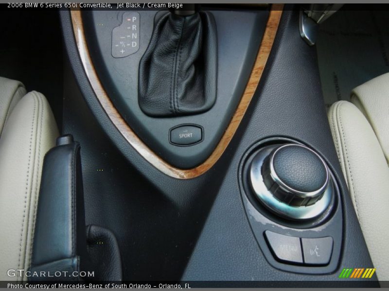 Jet Black / Cream Beige 2006 BMW 6 Series 650i Convertible