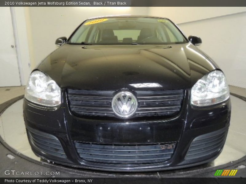 Black / Titan Black 2010 Volkswagen Jetta Wolfsburg Edition Sedan
