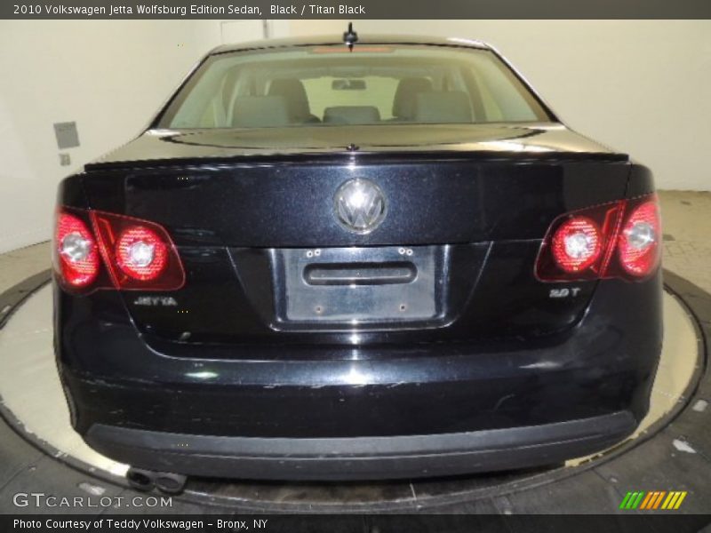 Black / Titan Black 2010 Volkswagen Jetta Wolfsburg Edition Sedan